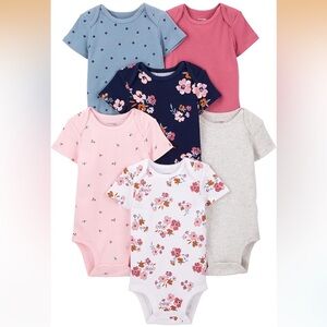 Carter’s baby girl 6-pack bodysuit